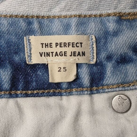Madewell The Perfect Vintage Jean Light Delora Wash High Rise Size 25 - Picture 7 of 9